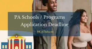 PA Schools / Programs Application Deadline